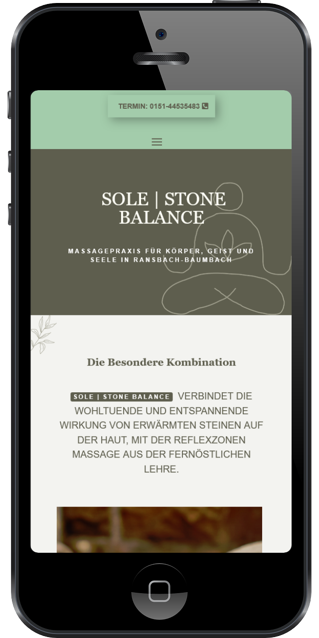 Solestonebalance Wellnessmassage Mobil